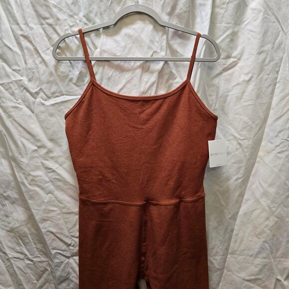 NWT Beyond Yoga Spacedye Uplevel Midi Jumpsuit XL warm clay - Picture 3 of 11
